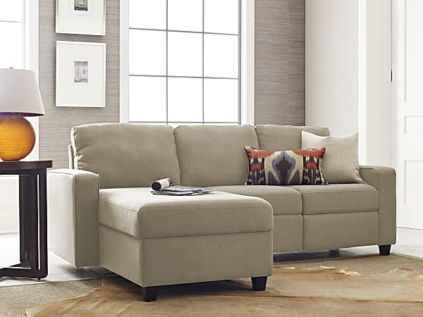Serta Palisades Reclining Sectional With Storage Chaise Left