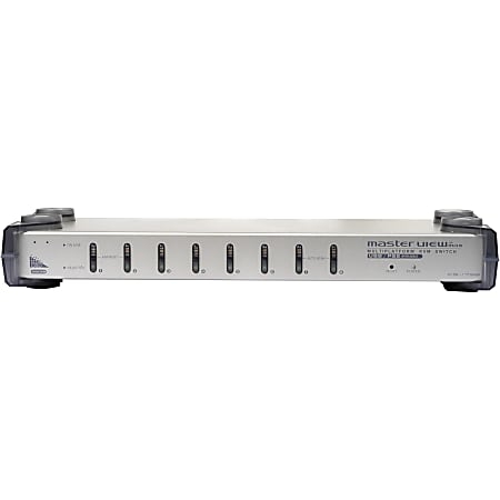 Aten MasterView Max KVM Switch-TAA Compliant - 8 x 1 - 8 x HD-15 - 1U - Rack-mountable