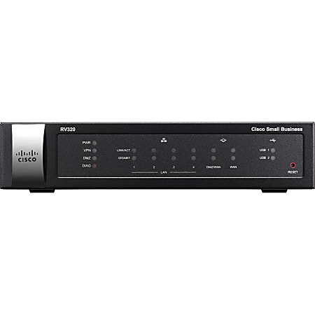Cisco ギガビットデュアルWAN VPN ルーター RV320 cisco-rv320-dual-gigabit-wan-