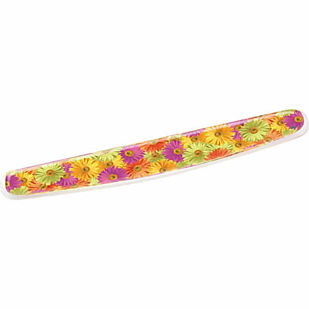 3M™ Gel Wrist Rest For Keyboards, Daisy Design