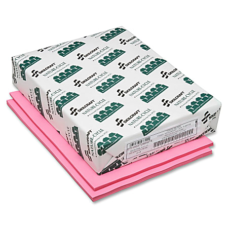 Coloured A4 Paper - Printer Paper - 500 Sheets - 1 Ream - Pink