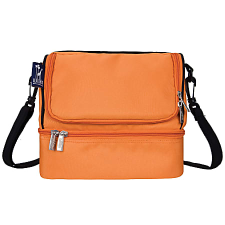Wildkin Double Decker Lunch Bag, Bengal Orange