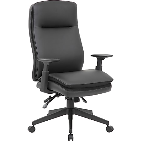 Lorell Soft High-back Executive Office Chair - Black
