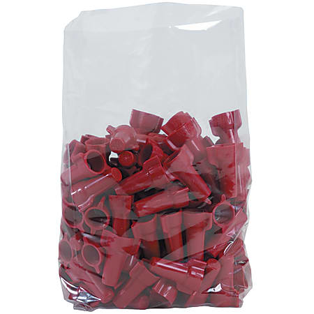 Office Depot® Brand 1 Mil Gusseted Poly Bags,