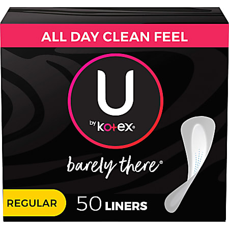 U by Kotex Barely There Panty Liners, Box