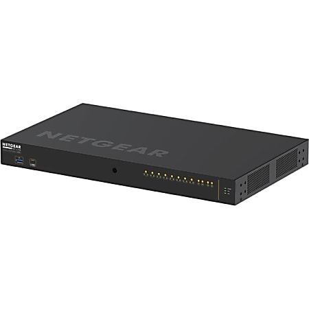 Netgear AV Line M4250-10G2XF-PoE++ Ethernet Switch - 10 Ports - Manageable - 3 Layer Supported - Modular - 26.30 W Power Consumption - 720 W PoE Budget - Optical Fiber, Twisted Pair - PoE Ports - 1U High - Rack-mountable - Lifetime Limited Warranty