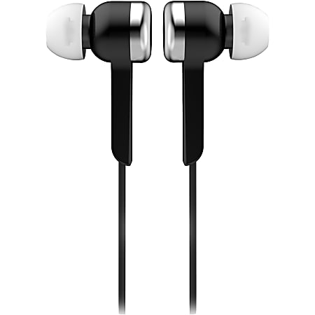 Supersonic Digital Stereo Earphones - Stereo - Black - Wired - Earbud - Binaural - In-ear - 4 ft Cable