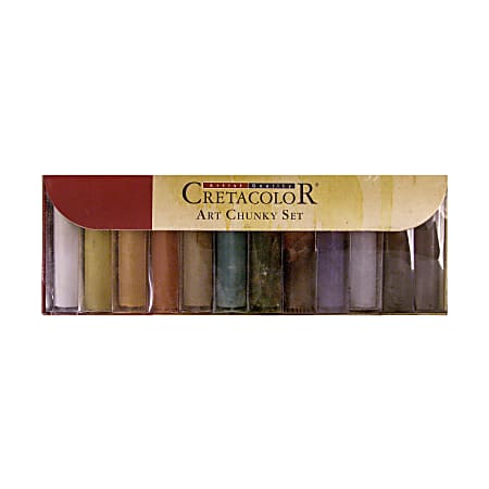 Cretacolor : Art Chunky Colored Charcoal Set Of 12