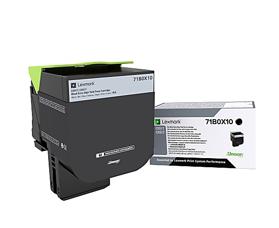 Lexmark™ 71B0X10 Extra-High-Yield Black Toner Cartridge