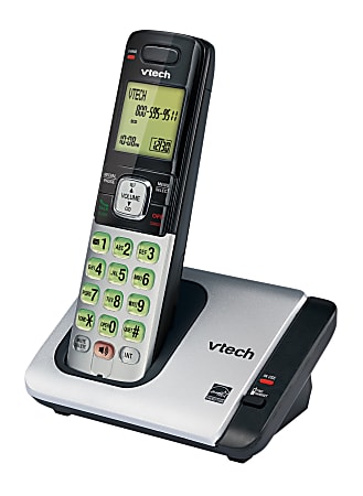 VTech® CS6719 Red DECT 6.0 Expandable Cordless Phone System with Caller ID/Call Waiting