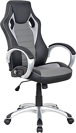 x Rocker Deluxe Executive Office Chair with Sound, Black