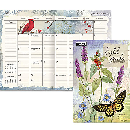 Lang Monthly Planner, Letter-Size, Field Guide, January 2022 To January 2023, 229910121