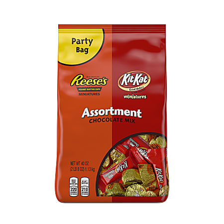 Hershey's® Kit Kat® And Reese's Assorted Miniatures, 2-Lb Bag