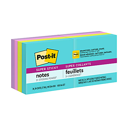 Small post it notes top