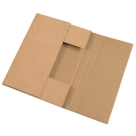 Office Depot® Brand Easy Fold Mailers, 15" x 11 1/8" x 6", Kraft, Pack Of 50