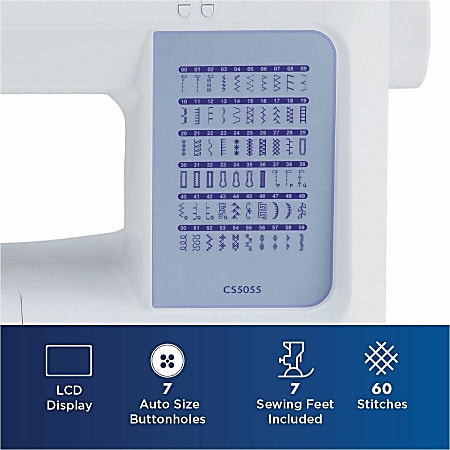 Brother Portable Computerized Sewing Machine with 60 Built