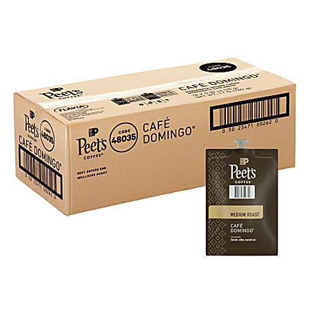 Peet’s® Coffee & Tea Single-Serve Coffee Freshpacks, Cafe Domingo, Carton Of 76