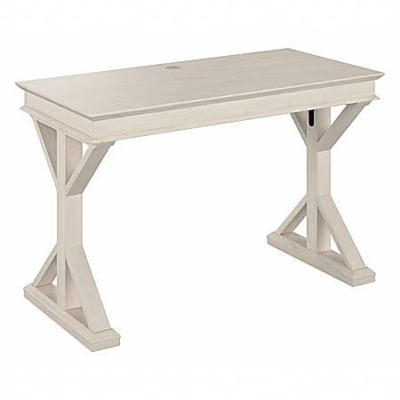 South Shore Furniture 54W Crea Craft Table Writing Desk, Pure White