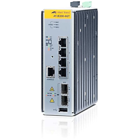 Allied Telesis AT-IE200-6GT Gigabit Industrial Ethernet Switch