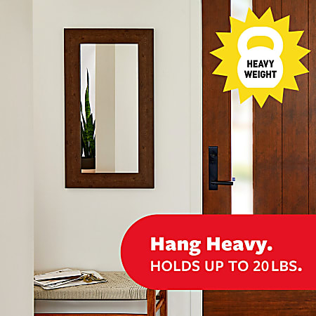 Command Picture and Frame Hanging Strips Heavy Duty Large White Holds 16  lbs