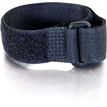 C2G 11" Hook-and-Loop Cable Management Straps, 12-pack