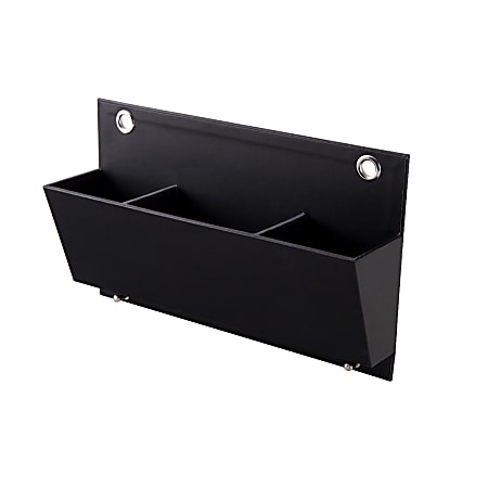 Realspace® Connecting Wall System Supplies Pocket, Black