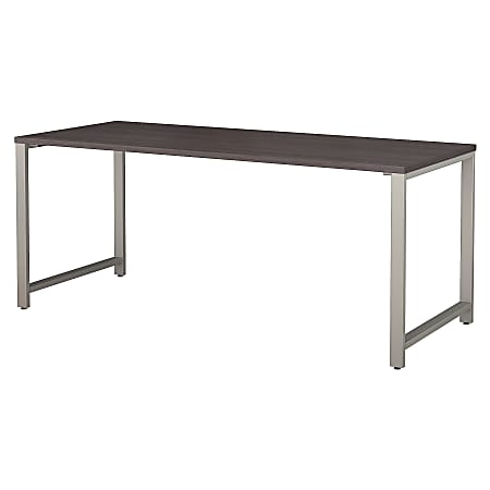 Bush Business Furniture 400 Series Table Desk, 72"W x 30"D, Storm Gray, Standard Delivery