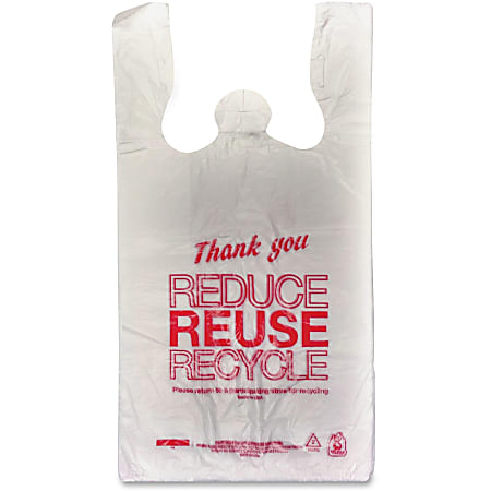 Unistar Plastics Thank You Eco friendly Bag 11.50 Width x 21.50 Length ...
