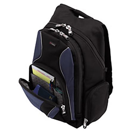 FORAY 16 Laptop Backpack Black Blue