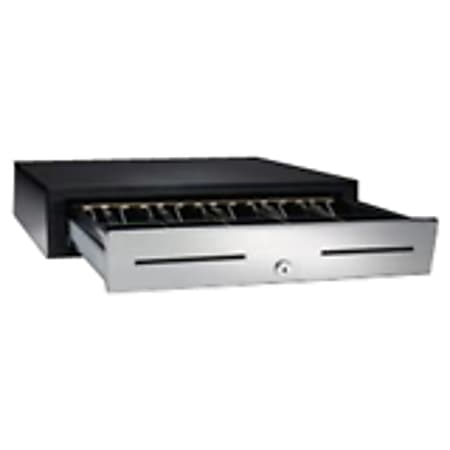 APG VBS320-BL1915 Cash Drawer Vasario 18X15 Black 24V 5 Bill X 5 Coin