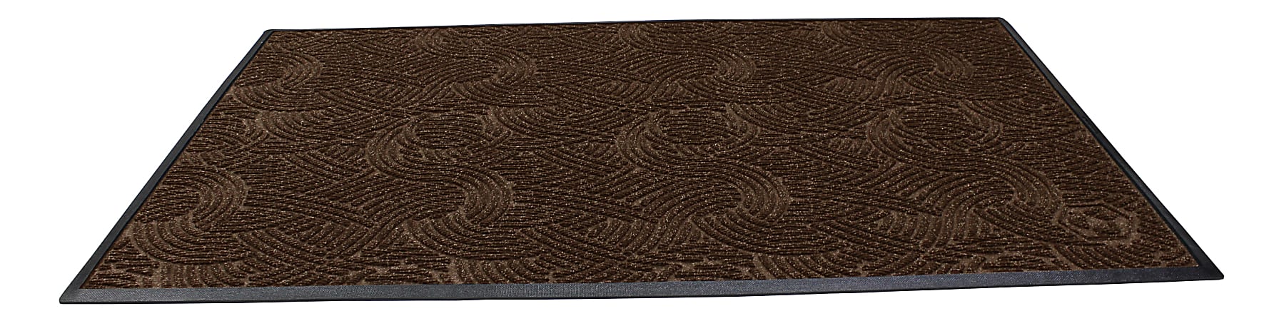 Waterhog Plus Swirl Floor Mat, 24" x 36", Chestnut Brown