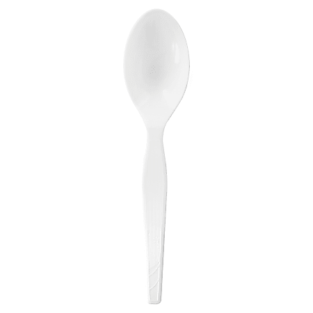 Highmark Plastic Utensils Medium Size Spoons White Box Of 1000 Spoons -  Office Depot