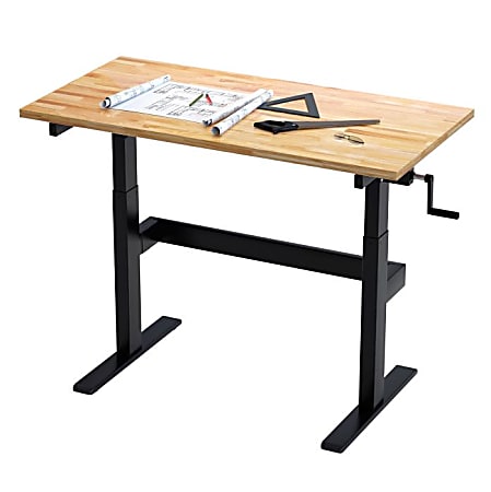 FlexiSpot Fleximounts WB102 48"W Height-Adjustable Heavy-Duty Table, Black