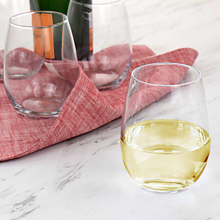 Martha Stewart Collection 12-Pc. Stemless Flutes Set, Created for