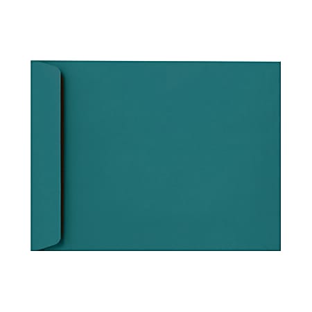 LUX Open-End 9" x 12" Envelopes, Peel & Press Closure, Teal, Pack Of 250