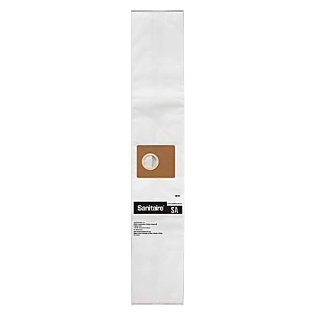 Sanitaire SA Premium Synthetic Vacuum Bags, 3.88-Quart, White, Pack Of 5 Bags