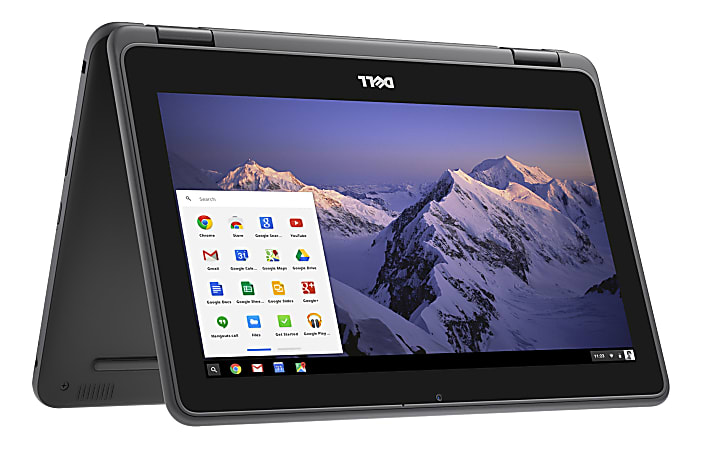 Dell™ 2-In-1 Chromebook Laptop, 11.6" Screen, Intel® Celeron® N4000, 4GB Memory, 32GB Flash Storage, Google™ Chrome