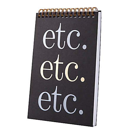 See Jane Work® Gold Foil Spiral Top Notebook, Etc