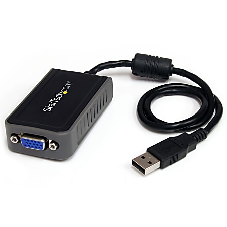 lunken Perfekt Perennial StarTech.com USB to VGA Multi Monitor External Video Adapter - Office Depot