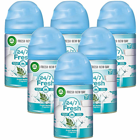 Air Wick Pure Freshmatic 6 Refills Automatic Spray, Fresh Waters, 6ct, Air  Freshener, Essential Oil, Odor Neutralization, Packaging May Vary 