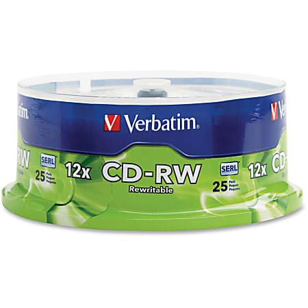 Verbatim CD-RW 700MB 4X-12X High Speed Discs With