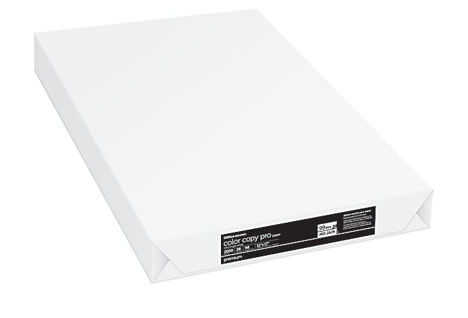Office Depot® Color Copy Paper, White, Ledger (11" x 17"), 500 Sheets Per Ream, 28 Lb, 98 Brightness