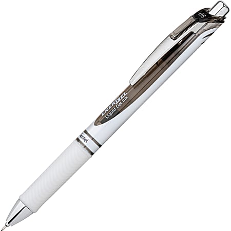 Pentel® EnerGel Pearl Retractable Liquid Gel Pen, Fine Point, 0.5 mm ...