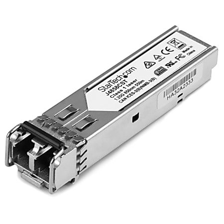 StarTech.com HP J4858C Compatible SFP Module - 1000BASE-SX Fiber Optical SFP Transceiver - Lifetime Warranty - 1 Gbps - Maximum Transfer Distance: 550 m (1804 ft) - 100% compatibility with HP J4858C guaranteed - StarTech.com lifetime warranty