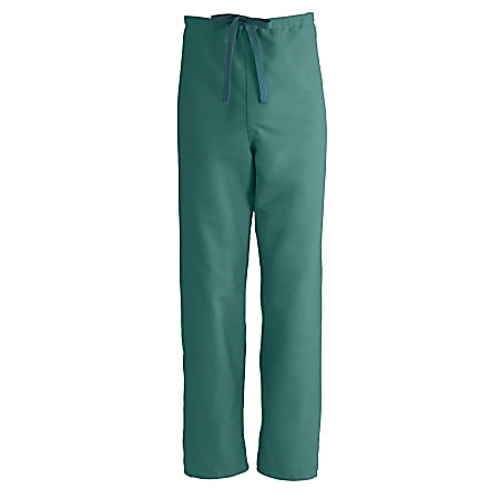 Medline ComfortEase™ Unisex Reversible Drawstring Pants, 4X, Evergreen