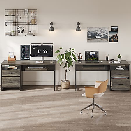 Office depot 2025 desk with drawers