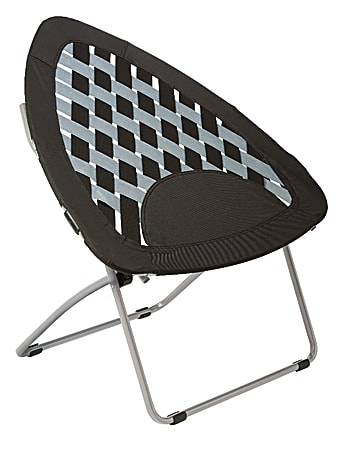 Brenton Studio® Bungee Folding Chair, Black