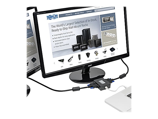 Tripp Lite 2 Port Mini DisplayPort To HDMI Video Splitter