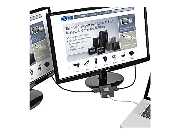Tripp Lite 2 Port Mini DisplayPort To HDMI Video Splitter