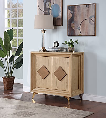 Coast to Coast Sherwood 36”W Transitional Cabinet With 2 Doors, Brown